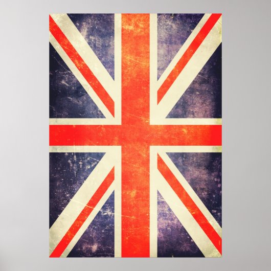 Poster drapeau Jack vintage (Devant)