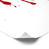 Poster Drapeau J'aime Canada (Coin)