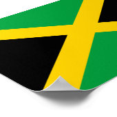 Poster Drapeau jamaïcain (Coin)