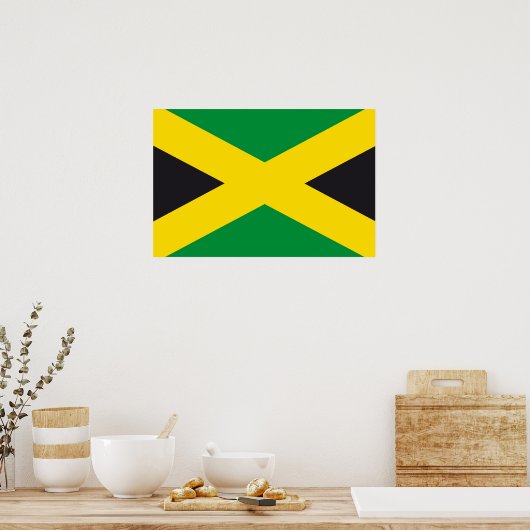 Poster Drapeau jamaïcain (Cuisine)
