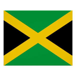 Poster Drapeau jamaïcain