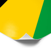 Poster Drapeau jamaïcain (Coin)