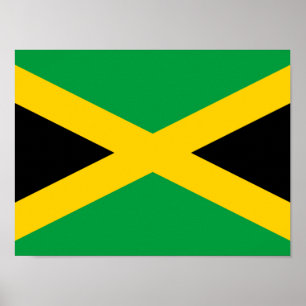 Poster Drapeau jamaïcain