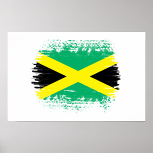 Poster Drapeau jamaïcain