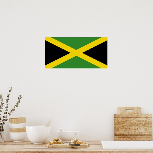Poster Drapeau jamaïcain (Cuisine)