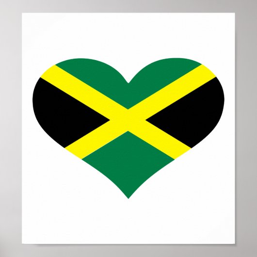 Poster Drapeau jamaïcain (Devant)