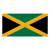 Poster Drapeau Jamaïque (Devant)