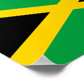 Poster Drapeau Jamaïque (Coin)