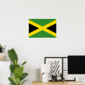Poster Drapeau Jamaïque (Bureau à domicile)