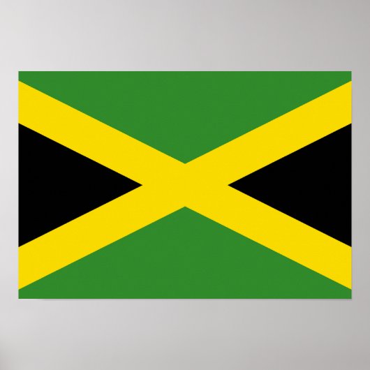 Poster Drapeau Jamaïque (Devant)