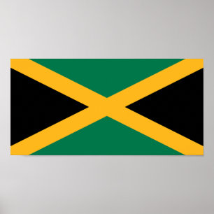 Poster Drapeau Jamaïque