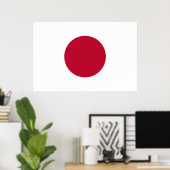 Poster Drapeau Japon (Bureau à domicile)