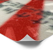 Poster Drapeau japonais (Coin)
