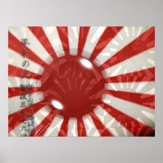 Poster Drapeau japonais (Devant)