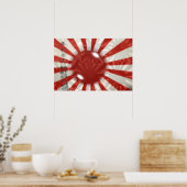 Poster Drapeau japonais (Cuisine)