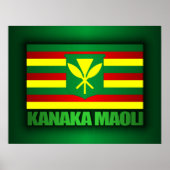 Poster Drapeau Kanaka Maoli (Devant)