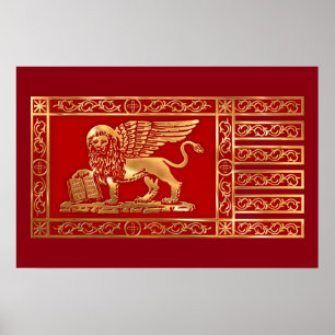 Poster Drapeau La Serenissima