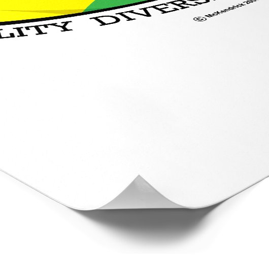 Poster Drapeau LGBT (Coin)