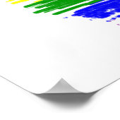 Poster Drapeau LGBT (Coin)