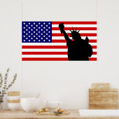 Poster Drapeau Liberty (Cuisine)