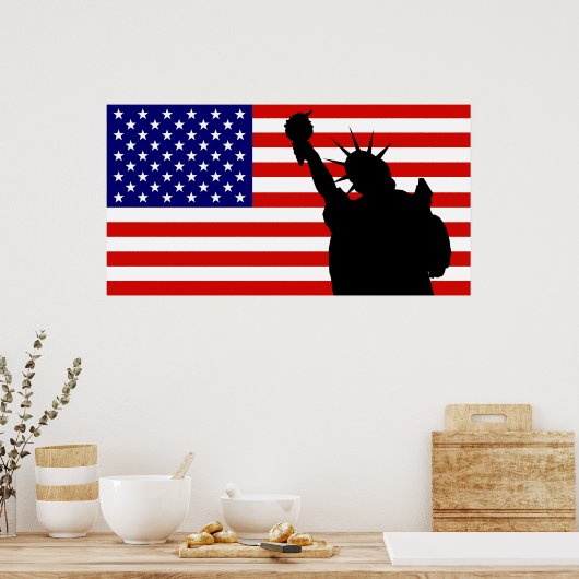 Poster Drapeau Liberty (Cuisine)