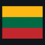 Poster Drapeau Lituanie<br><div class="desc">Drapeau Lituanie</div>
