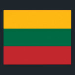 Poster Drapeau Lituanie<br><div class="desc">Drapeau Lituanie</div>