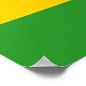 Poster Drapeau mauricien (Coin)