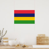 Poster Drapeau mauricien (Cuisine)