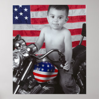 Poster drapeau maxonbikewithflag