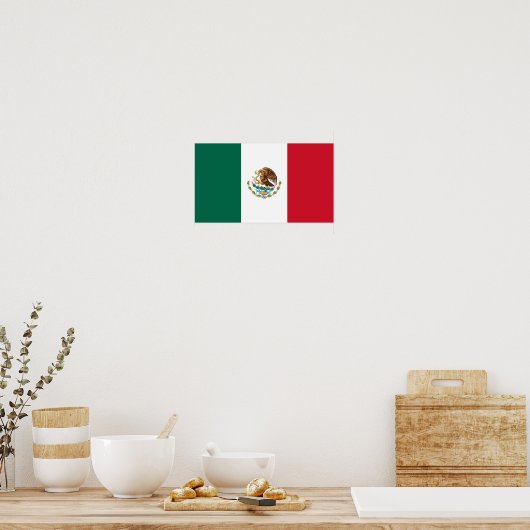 Poster Drapeau mexicain (Cuisine)