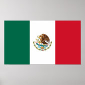 Poster Drapeau mexicain (Devant)