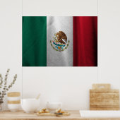 Poster Drapeau mexicain (Cuisine)
