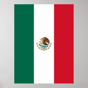 Poster Drapeau mexicain