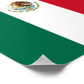 Poster Drapeau mexicain (Coin)