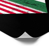 Poster Drapeau mexicain américain Drapeau mexicain (Coin)