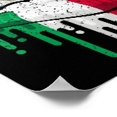 Poster Drapeau mexicain Chemise fille femmes enfant bébé (Coin)