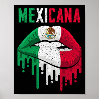 Poster Drapeau mexicain Chemise fille femmes enfant bébé 