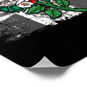 Poster Drapeau mexicain Drapeau américain Drapeau mexicai (Coin)