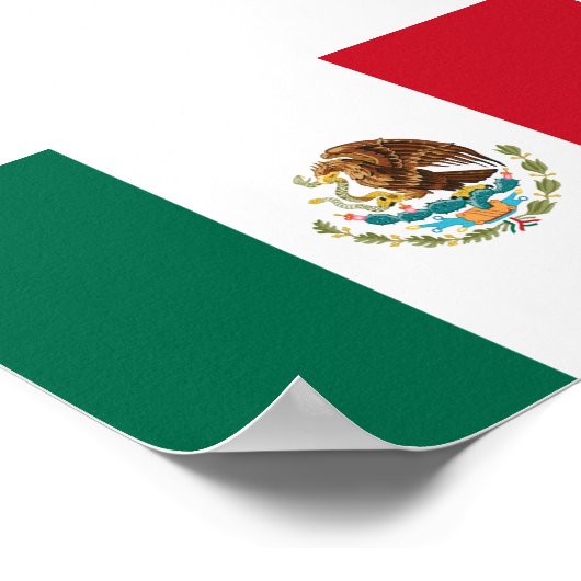 Poster Drapeau mexicain - Drapeau mexicain (Coin)