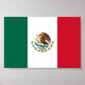 Poster Drapeau mexicain - Drapeau mexicain (Devant)