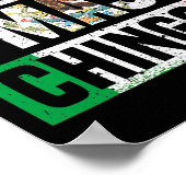 Poster Drapeau mexicain Mens El Papa Mas Chingon Cinco De (Coin)