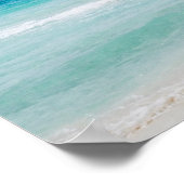 Poster Drapeau mexicain sur une plage (Coin)