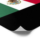 Poster Drapeau Mexique Drapeau Mexique Drapeau Patriotiqu (Coin)