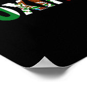 Poster Drapeau Mexique en boîte (Coin)