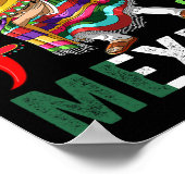 Poster Drapeau Mexique Fête de l'Indépendance Mexicaine H (Coin)