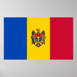 Poster Drapeau moldave