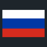 Poster Drapeau mondial de Russie<br><div class="desc">Vous voulez que tout le monde sache que vous représentez un certain pays ? Montrez votre fierté nationale avec ce drapeau du produit mondial. Cet article affiche un drapeau du monde arborant le drapeau de la Russie. Visitez l'affiche World Flags à l'adresse https://www.zazzle.com/worldflagsposter pour plus d'articles présentant des drapeaux et...</div>