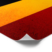 Poster Drapeau Monochrome Ouganda (Coin)
