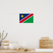 Poster Drapeau Namibie (Cuisine)